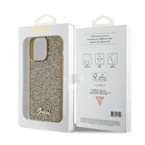 Husa de protectie Guess Disco Metal Script (GUHCP15XPMSDGSD) compatibil cu iPhone 15 Pro Max, Auriu