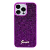 Husa de protectie Guess Disco Metal Script (GUHCP15XPMSDGSF) compatibil cu iPhone 15 Pro Max, Fuchsia