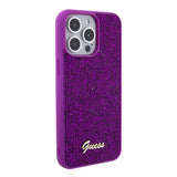 Husa de protectie Guess Disco Metal Script (GUHCP15XPMSDGSF) compatibil cu iPhone 15 Pro Max, Fuchsia