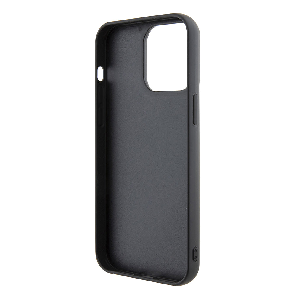 Husa de protectie Guess Sequin Script Metal (GUHCP15XPSFDGSK) compatibil cu iPhone 15 Pro Max, Negru