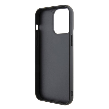 Husa de protectie Guess Sequin Script Metal (GUHCP15XPSFDGSK) compatibil cu iPhone 15 Pro Max, Negru
