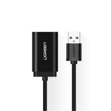 Adaptor Ugreen External Sound Adapter US205 (30724), USB2.0 to Headphone Jack, Microphone Jack, Immersive Effects, 0.2m, Negru