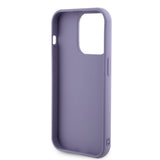 Husa de protectie Guess Sequin Script Metal (GUHCP15LPSFDGSU) compatibil cu iPhone 15 Pro, Mov