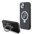 Husa de protectie Karl Lagerfeld Hardcase Ring Stand MagSafe (KLHMP15MHMRSKCK) compatibil cu iPhone 15 Plus, Karl&Choupette