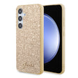 Husa de protectie Guess Glitter Script (GUHCS24MHGGSHD) compatibil cu Samsung Galaxy S24 Plus, Auriu