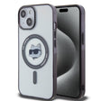Husa de protectie Karl Lagerfeld IML MagSafe (KLHMP15MHCHNOTK) compatibil cu iPhone 15 Plus, Transparent Choupette`S Head
