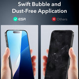 Folie de protectie ESR Armorite compatibil cu iPhone 16 Pro, Negru