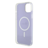 Husa de protectie Guess IML Iridescent MagSafe (GUHMP15SHITSU) compatibil cu iPhone 15, Mov