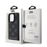 Husa de protectie Karl Lagerfeld Leather MagSafe (KLHMP15XPGKHPHK) compatibil cu iPhone 15 Pro Max, Karl Head