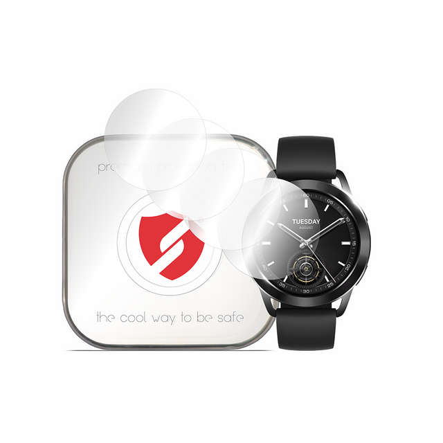 Folie de protectie smartwatch Smart Protection Premium Classic (set de 4) compatibil cu Xiaomi Watch S3, Transparent
