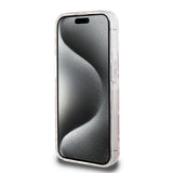 Husa de protectie Guess IML GCube MagSafe (GUHMP15XHGCUSTGP) compatibil cu iPhone 15 Pro Max, Roz
