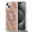 Husa de protectie Guess IML GCube MagSafe (GUHMP15MHGCUSTGW) compatibil cu iPhone 15 Plus, Maro