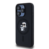 Husa de protectie Karl Lagerfeld compatibil cu iPhone 15 Pro, Negru