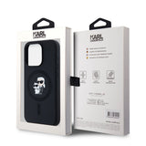 Husa de protectie Karl Lagerfeld compatibil cu iPhone 15 Pro, Negru
