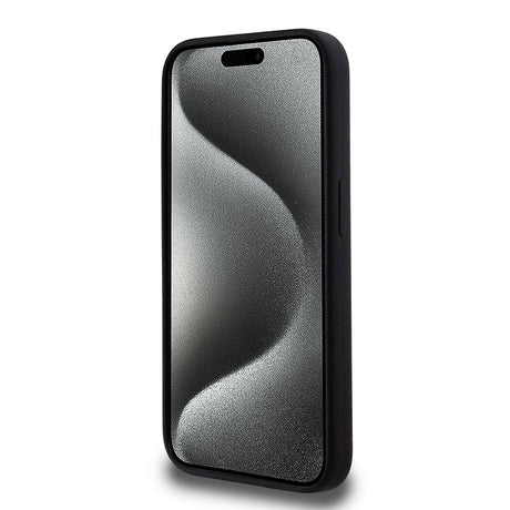 Husa de protectie Karl Lagerfeld Silicone MagSafe (KLHMP15LSKCHPPLK) compatibil cu iPhone 15 Pro, Karl&Choupette Head