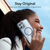 Husa de protectie ESR Classic Hybrid HaloLock Kickstand compatibil cu iPhone 16, Transparent Blue