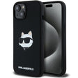Husa de protectie Karl Lagerfeld Silicone MagSafe (KLHMP15MSCHPPLK) compatibil cu iPhone 15 Plus, Choupette Head