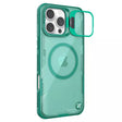 Husa de protectie Nillkin Iceblade Prop Magnetic (with Camera Cutout) compatibil cu iPhone 16 Pro, Verde