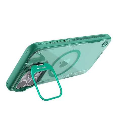 Husa de protectie Nillkin Iceblade Prop Magnetic (with Camera Cutout) compatibil cu iPhone 16 Pro, Verde
