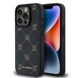 Husa de protectie Karl Lagerfeld Leather MagSafe (KLHMP15LPGKHPHK) compatibil cu iPhone 15 Pro, Karl Head