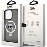 Husa de protectie Karl Lagerfeld compatibil cu iPhone 15 Pro, Negru