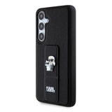 Husa de protectie Karl Lagerfeld Saffiano Gripstand (KLHCS24MGSAKCPK) compatibil cu Samsung Galaxy S24 Plus, Karl&Choupette