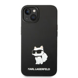 Husa de protectie Karl Lagerfeld Silicone MagSafe (KLHMP14MSNCHBCK) compatibil cu iPhone 14 Plus, Choupette