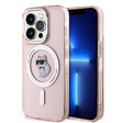Husa de protectie Karl Lagerfeld IML MagSafe (KLHMP14LHFCCNOP) compatibil cu iPhone 14 Pro, Roz Choupette