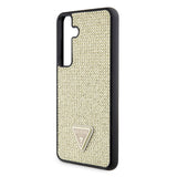 Husa de protectie Guess Rhinestone Triangle (GUHCS24MHDGPPD) compatibil cu Samsung Galaxy S24 Plus, Auriu
