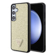 Husa de protectie Guess Rhinestone Triangle (GUHCS24MHDGPPD) compatibil cu Samsung Galaxy S24 Plus, Auriu