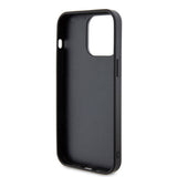 Husa de protectie Guess Rhinestone Metal Logo (GUHCP15LPFGSBSP) compatibil cu iPhone 15 Pro, Mov