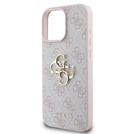 Guess Hardcase 4G Big Logo rózsaszín husă pentru iPhone 16 Pro