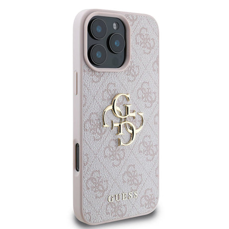 Guess Hardcase 4G Big Logo rózsaszín husă pentru iPhone 16 Pro