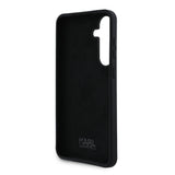 Husa de protectie Karl Lagerfeld Silicone (KLHCS24MSMHKNPK) compatibil cu Samsung Galaxy S24 Plus, Ikonik Metal Pin