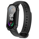 Folie de protectie smartwatch Techsuit Defense360 Pro + Screen Protector compatibil cu Xiaomi Mi Band 4 / 5 / 5 NFC / 6 / 6 NFC, Negru
