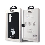 Husa de protectie Karl Lagerfeld Silicone (KLHCS24SSMHCNPK) compatibil cu Samsung Galaxy S24, Choupette