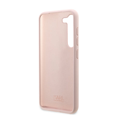 Husa de protectie Karl Lagerfeld Silicone (KLHCS23MSNCHBCP) compatibil cu Samsung Galaxy S23 Plus, Roz Choupette