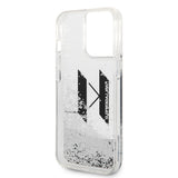 Husa de protectie Karl Lagerfeld Hardcase Liquid Glitter (KLHCP14LLBKLCS) compatibil cu iPhone 14 Pro, Big KL