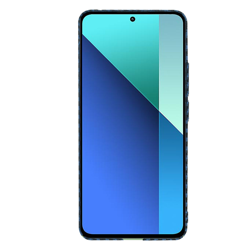 Husa de protectie Techsuit Carbonite FiberShell compatibil cu Xiaomi Redmi Note 13 4G, Cyan