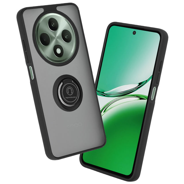 Husa de protectie Techsuit Glinth compatibil cu Oppo Reno12 F 4G / Reno12 F 5G / Reno12 FS 4G / Reno12 FS 5G, Negru