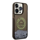 Husa de protectie Karl Lagerfeld Hardcase Liquid Glitter (KLHCP14LLCRSGRK) compatibil cu iPhone 14 Pro, RSG