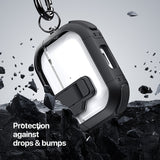 Casti Dux Ducis PECN Series Case, Apple AirPods 4, Roz / White