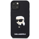 Husa de protectie Karl Lagerfeld 3D Design (KLHCP14M3DRKINK) compatibil cu iPhone 14 Plus, Rubber Ikonik