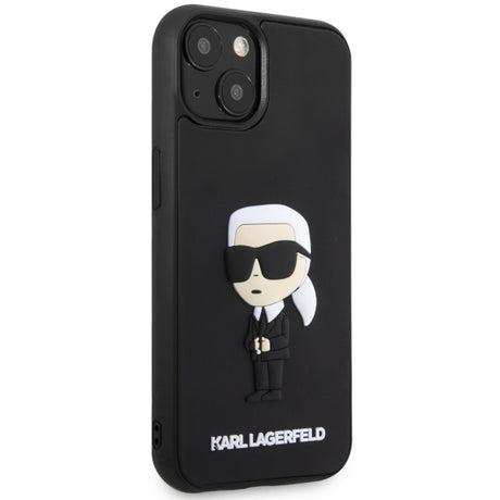 Husa de protectie Karl Lagerfeld 3D Design (KLHCP14M3DRKINK) compatibil cu iPhone 14 Plus, Rubber Ikonik