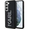 Husa de protectie Karl Lagerfeld 3D Design (KLHCS24S3DMBKCK) compatibil cu Samsung Galaxy S24, Rubber Glitter Logo
