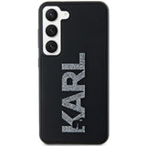 Husa de protectie Karl Lagerfeld 3D Design (KLHCS24S3DMBKCK) compatibil cu Samsung Galaxy S24, Rubber Glitter Logo