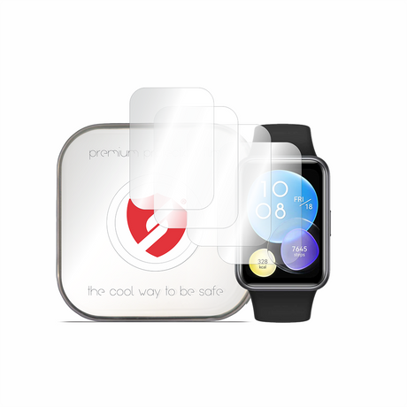 Folie de protectie smartwatch Smart Protection Premium Classic (set de 4) compatibil cu Huawei Watch Fit 2, Transparent