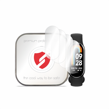 Folie de protectie smartwatch Smart Protection Premium Classic (set de 4) compatibil cu Xiaomi Mi Band 8 / 8 NFC / 9 / 9 NFC, Transparent