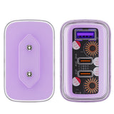Incarcator Acefast Exploration Series (A45), 2 x USB-C, USB, GaN, PD65W, Fast Charging, Mov