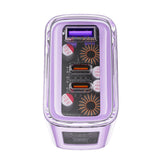 Incarcator Acefast Exploration Series (A45), 2 x USB-C, USB, GaN, PD65W, Fast Charging, Mov